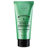 The Scottish Fine Soaps Company Men's Grooming Vetiver and Sandalwood Hair and Body Wash 200ml