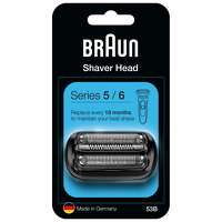 Braun Replacement Heads Series 5and6 Cassette 53B Black