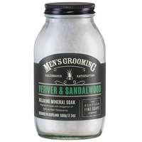 The Scottish Fine Soaps Company Men's Grooming Vetiver and Sandalwood Relaxing Mineral Soak 500g