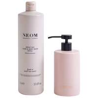 Image of Neom Organics London Scent To Make You Happy Great Day Ceramic Hand Wash Dispenser and Refill 1000ml
