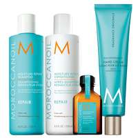 Image of Moroccanoil Christmas 2023 Moisture Repair Shampoo and Conditioner with FREE Gifts