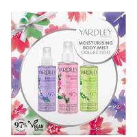 Image of Yardley Christmas 2023 Traditional Moisturising Body Mist Collection