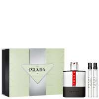 Image of Prada Christmas 2023 Luna Rossa Carbon Eau de Toilette Spray 100ml Gift Set