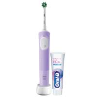 Oral-B Vitality Pro Purple Electric Toothbrush and Toothpaste 75ml