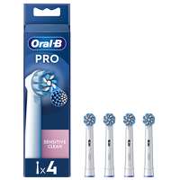 Oral-B Toothbrush Heads Pro Sensitive Clean White Toothbrush Heads 4 Pack