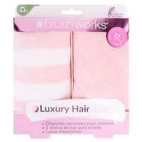 Brushworks Accessories Luxury Hair Towels (Pack of 2)