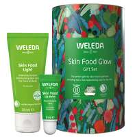 Click to view product details and reviews for Weleda Christmas 2024 Skin Food Glow Gift Set.