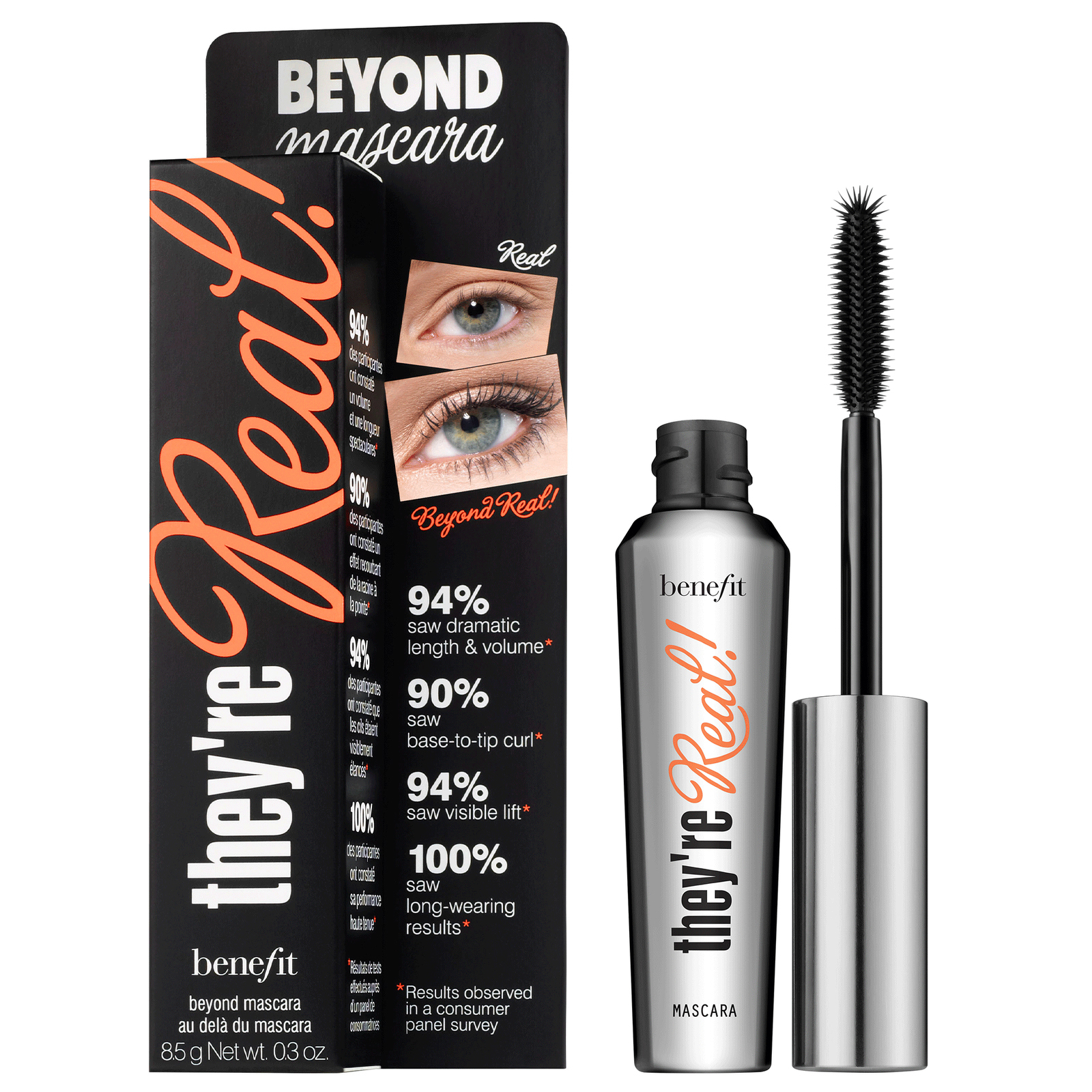 benefit - They're Real! Lengthening Mascara Jet Black 8.5g  for Women