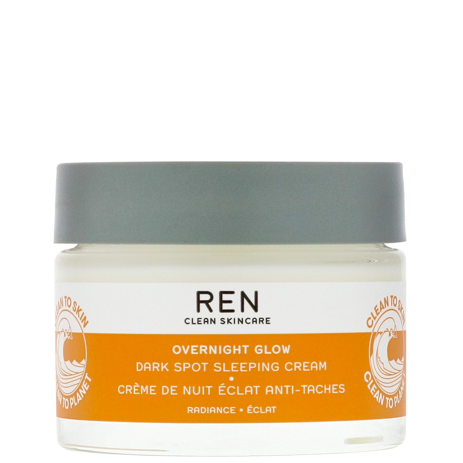 REN Clean Skincare - Face Overnight Glow Dark Spot Sleeping Cream 50ml  for Women
 