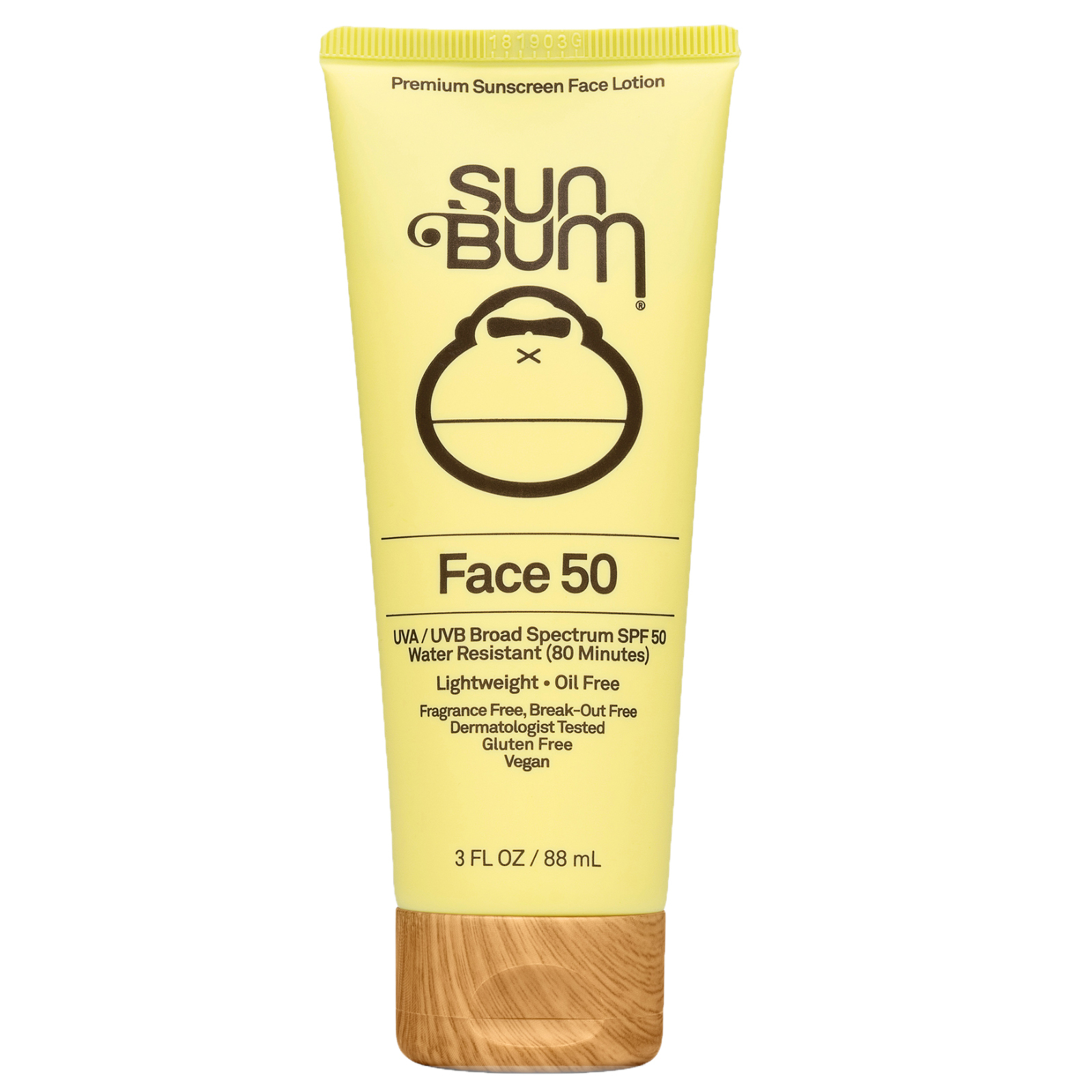 Sun Bum - Sun Care Original SPF50 Sunscreen Face Lotion 88ml  for Men and Women
 