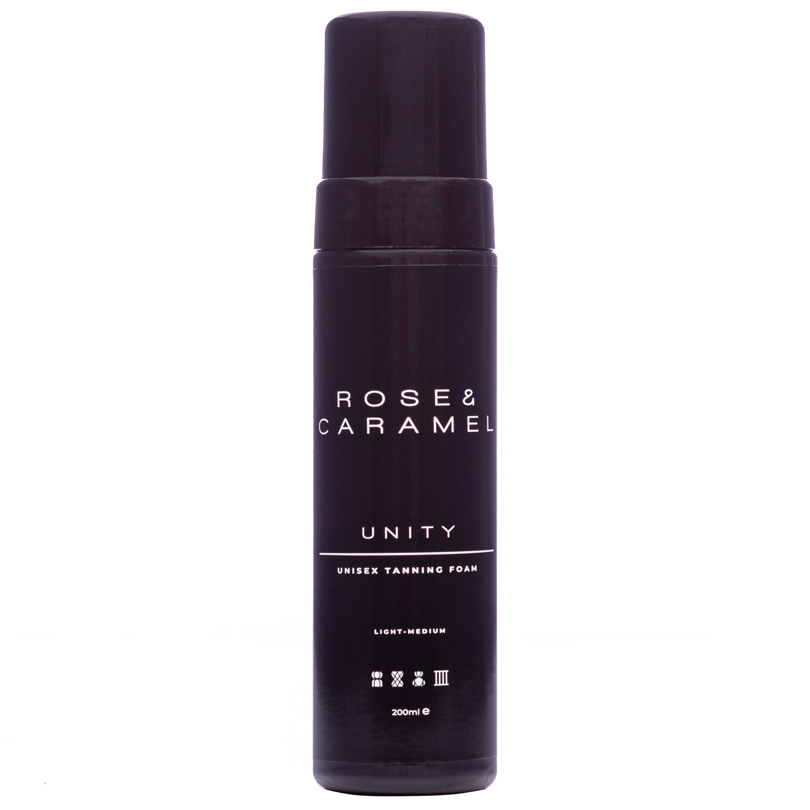Rose & Caramel Unisex Light - Unity Tanning Foam 200Ml For Men And Women 200 Ml