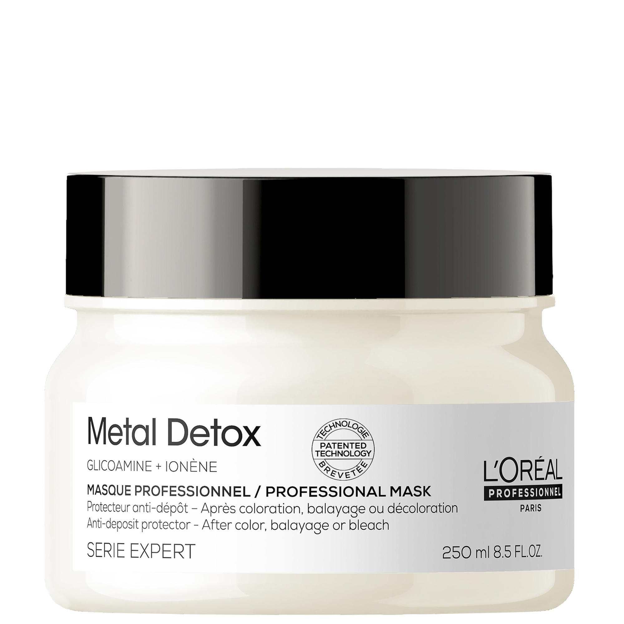 ’Oréal Professionnel Masque Anti Casse Cheveux Abîmés & Cassants Colorés ou Naturels Renforce & Hydrate la Fibre Couleur Longue Durée Metal Detox Série Expert 250ml - vue 9