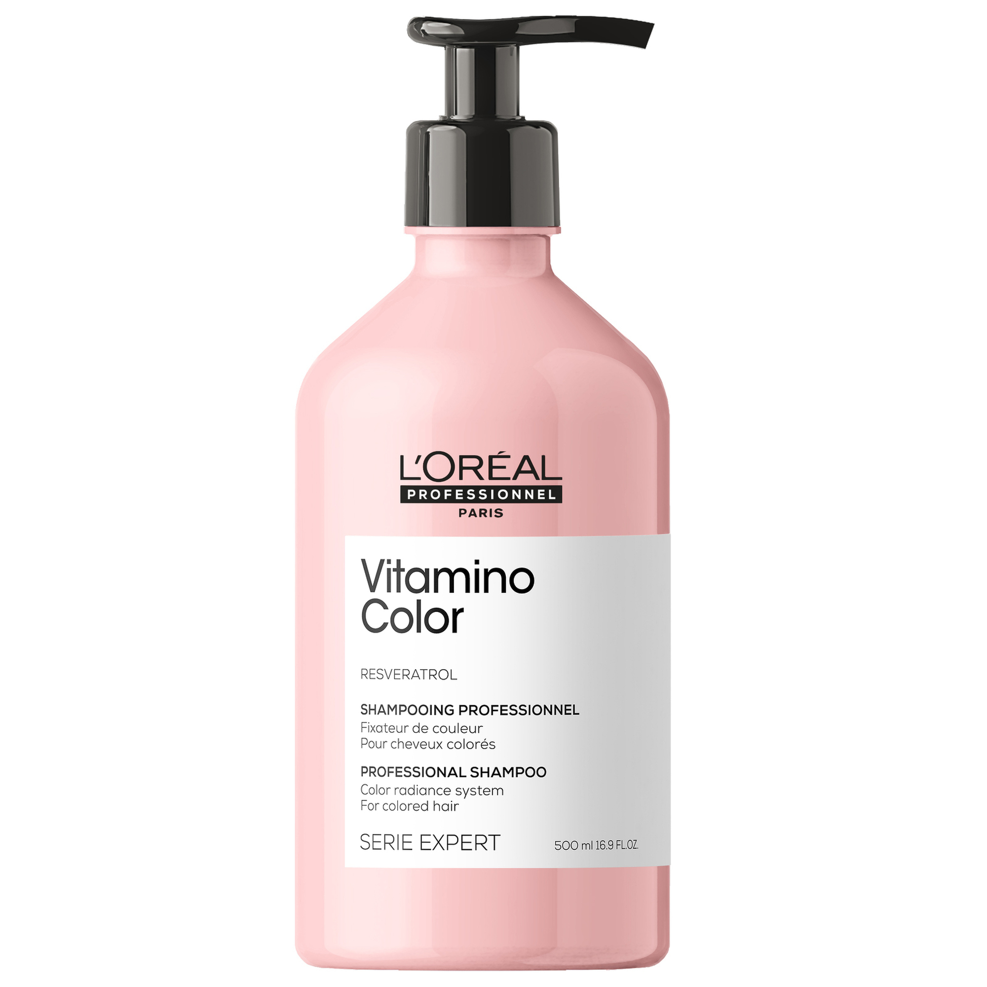 'Oréal Professionnel Shampoing Fixateur de couleur Cheveux Colorés & Méchés en Manque d'Éclat Anti Oxydant Prolonge & Sublime la Couleur Douceur & Brillance Vitamino Color Serie Expert 500ml - vue 2