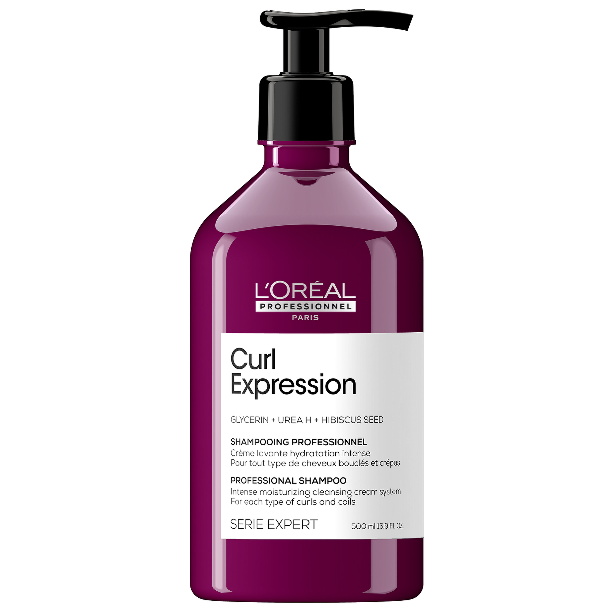 'Oréal Professionnel SERIE EXPERT Curl Expression Moisturizing Cleansing Cream Shampoo 500ml for Women silicone free