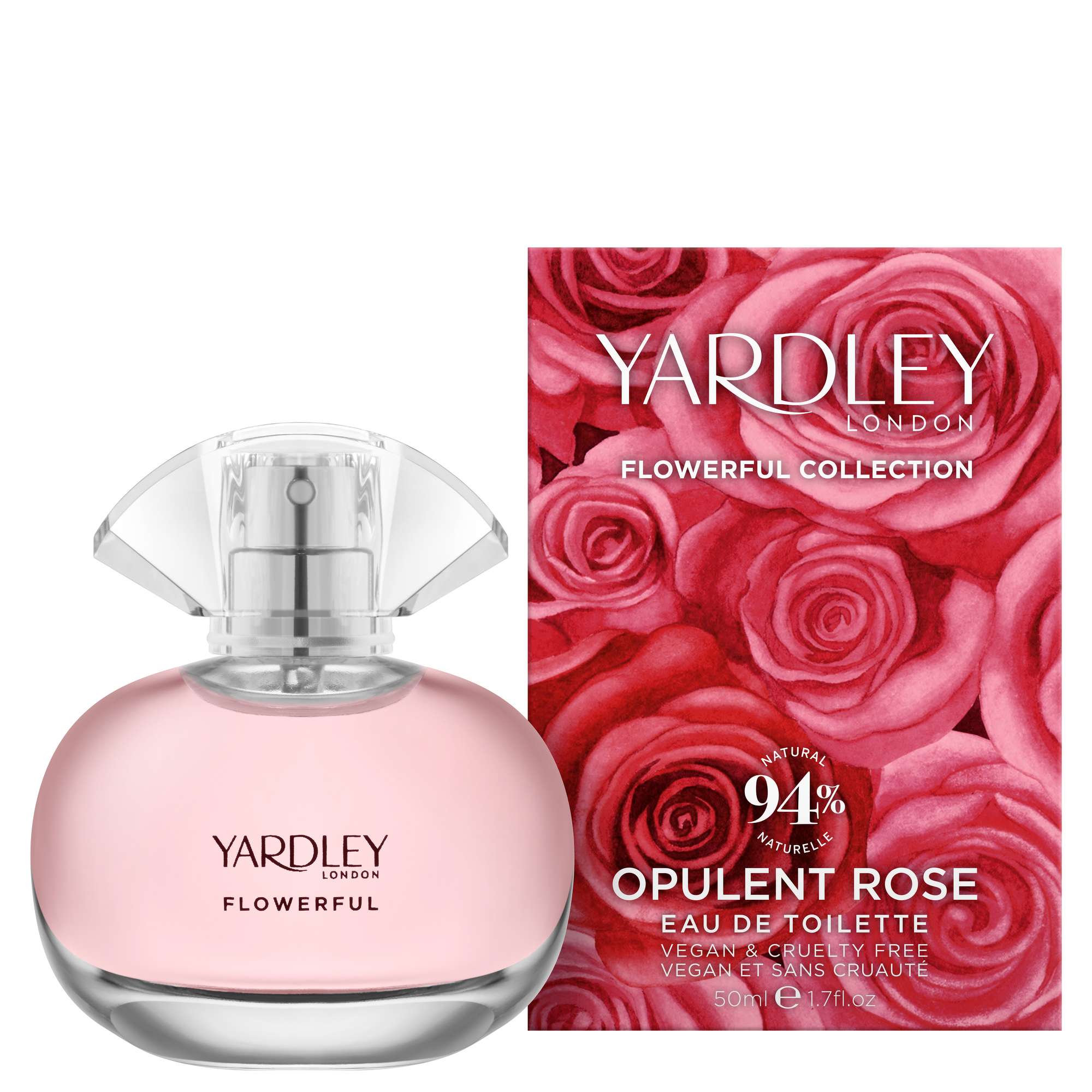 Yardley - Opulent Rose 50ml Eau de Toilette Spray  for Women