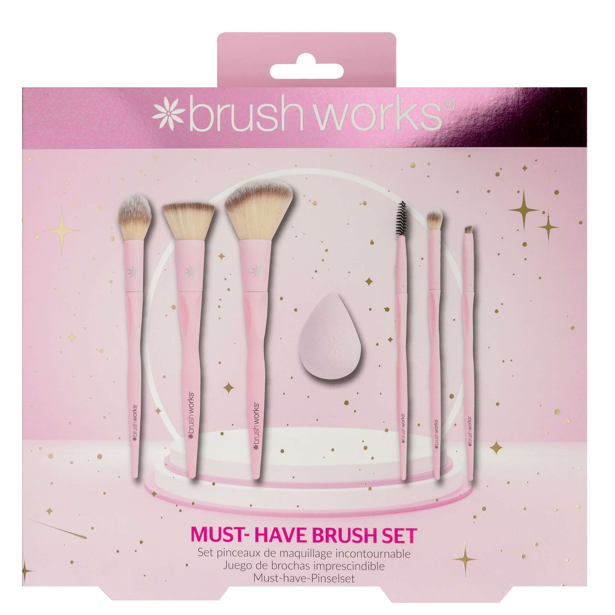 Brushworks - Makeup Brushes Must-Have Brush Set  for Women
 