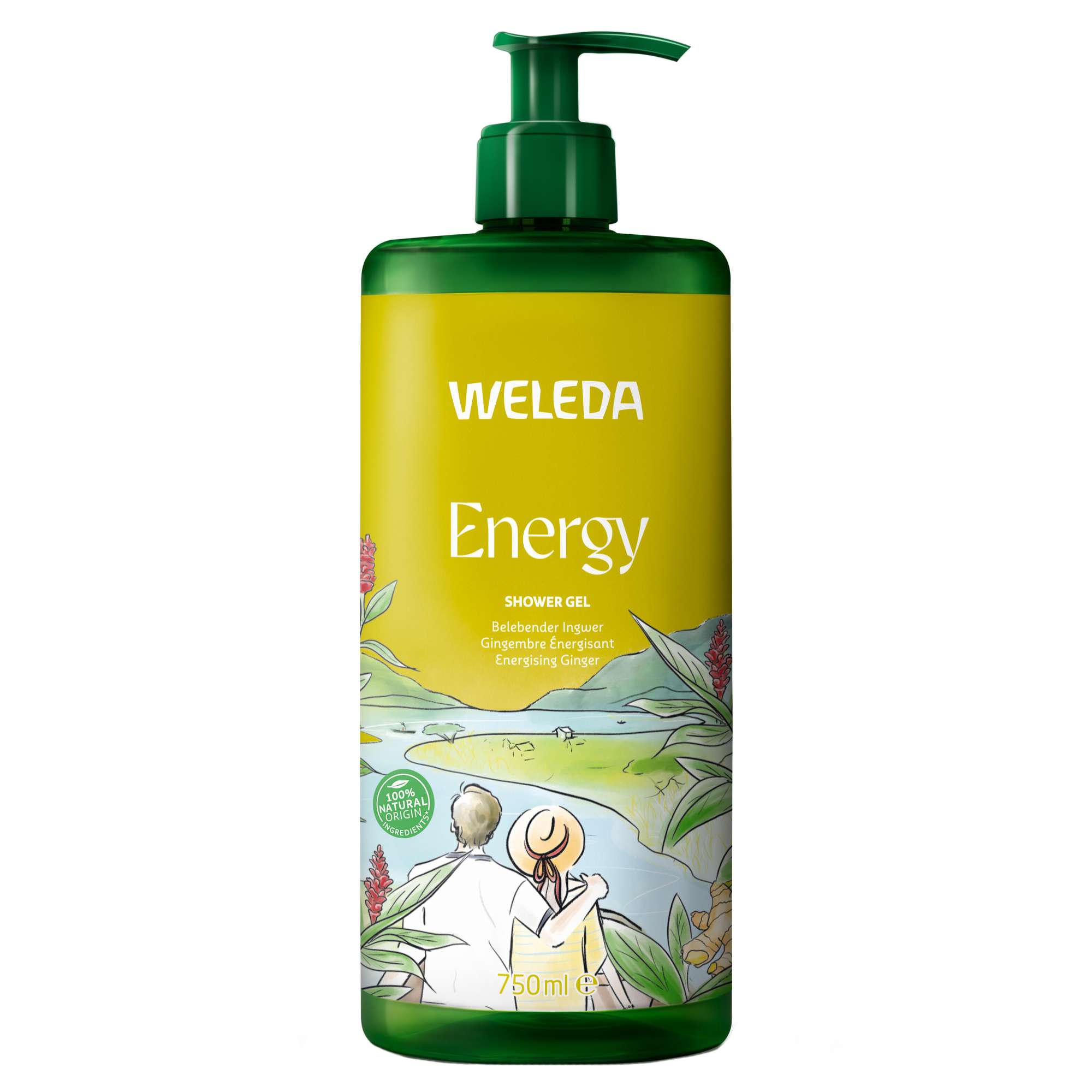 Gel Douche Energy Gingembre Weleda Le Flacon De 750ml - vue 2